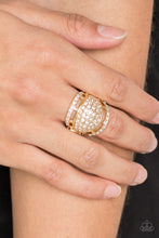 Load image into Gallery viewer, The Seven-FIGURE Itch - Gold Paparazzi Accessories
