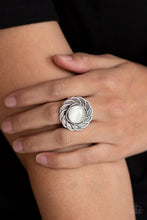 Load image into Gallery viewer, Gardenia Glow - White Paparazzi Accessories

