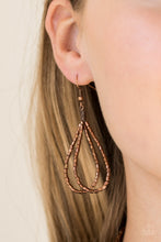 Load image into Gallery viewer, Knotted Knockout - Copper Paparazzi Accessories
