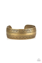 Load image into Gallery viewer, Desert Peaks - Brass Paparazzi Accessories
