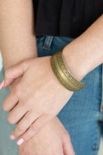 Load image into Gallery viewer, Desert Peaks - Brass Paparazzi Accessories
