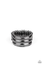 Load image into Gallery viewer, Rough Around The Edges - Black Paparazzi Accessories
