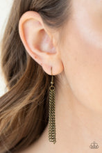 Load image into Gallery viewer, Courageous Contour - Brass Paparazzi Accessories
