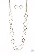Load image into Gallery viewer, Backed Into A Corner - Brass Paparazzi Accessories
