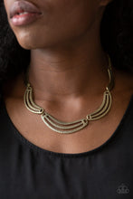 Load image into Gallery viewer, Palm Springs Pharaoh - Brass Paparazzi Accessories
