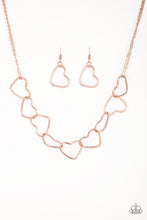 Load image into Gallery viewer, Unbreak My Heart - Rose Gold Paparazzi Accessories
