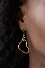 Load image into Gallery viewer, Unbreak My Heart - Rose Gold Paparazzi Accessories
