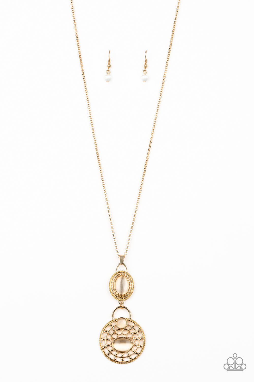 Hook, VINE, and Sinker - Gold Paparazzi Accessories