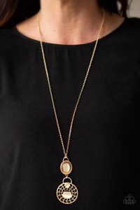 Hook, VINE, and Sinker - Gold Paparazzi Accessories