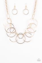 Load image into Gallery viewer, Circa de Couture - Gold Paparazzi Accessories
