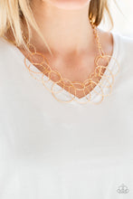 Load image into Gallery viewer, Circa de Couture - Gold Paparazzi Accessories
