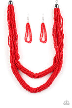 Load image into Gallery viewer, Right As RAINFOREST - Red Paparazzi Accessories
