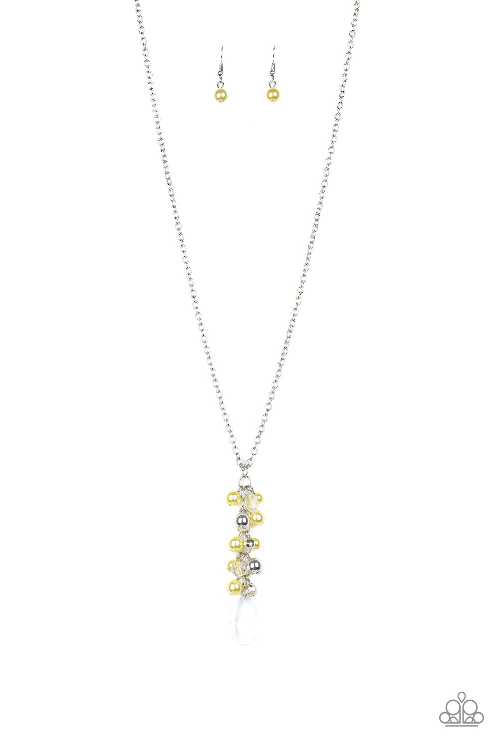 Teardrop Serenity - Yellow Paparazzi Accessories