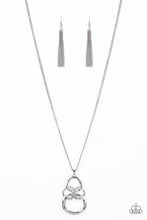 Load image into Gallery viewer, Courageous Contour - Silver Paparazzi Accessories
