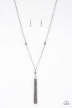 Load image into Gallery viewer, Tassel Takeover - White Paparazzi Accessories
