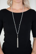 Load image into Gallery viewer, Tassel Takeover - White Paparazzi Accessories
