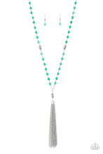 Load image into Gallery viewer, Tassel Takeover - Green Paparazzi Accessories
