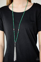 Load image into Gallery viewer, Tassel Takeover - Green Paparazzi Accessories
