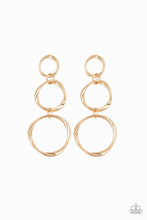 Load image into Gallery viewer, Three Ring Radiance - Gold Paparazzi Accessories
