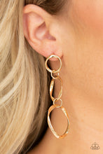 Load image into Gallery viewer, Three Ring Radiance - Gold Paparazzi Accessories
