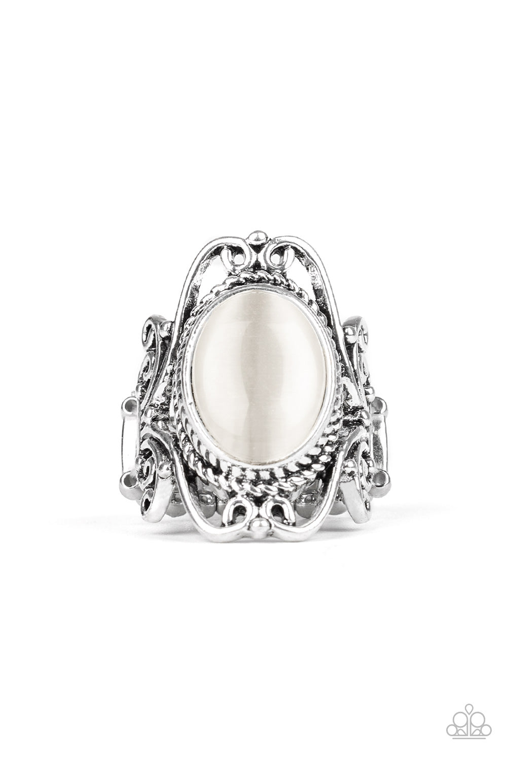 Fairytale Flair - White Paparazzi Accessories