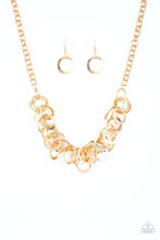 Load image into Gallery viewer, Ringing In The Bling -Gold Paparazzi Accessories
