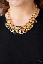 Load image into Gallery viewer, Ringing In The Bling -Gold Paparazzi Accessories
