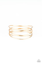 Load image into Gallery viewer, Showstopping Sheen - Gold Paparazzi Accessories
