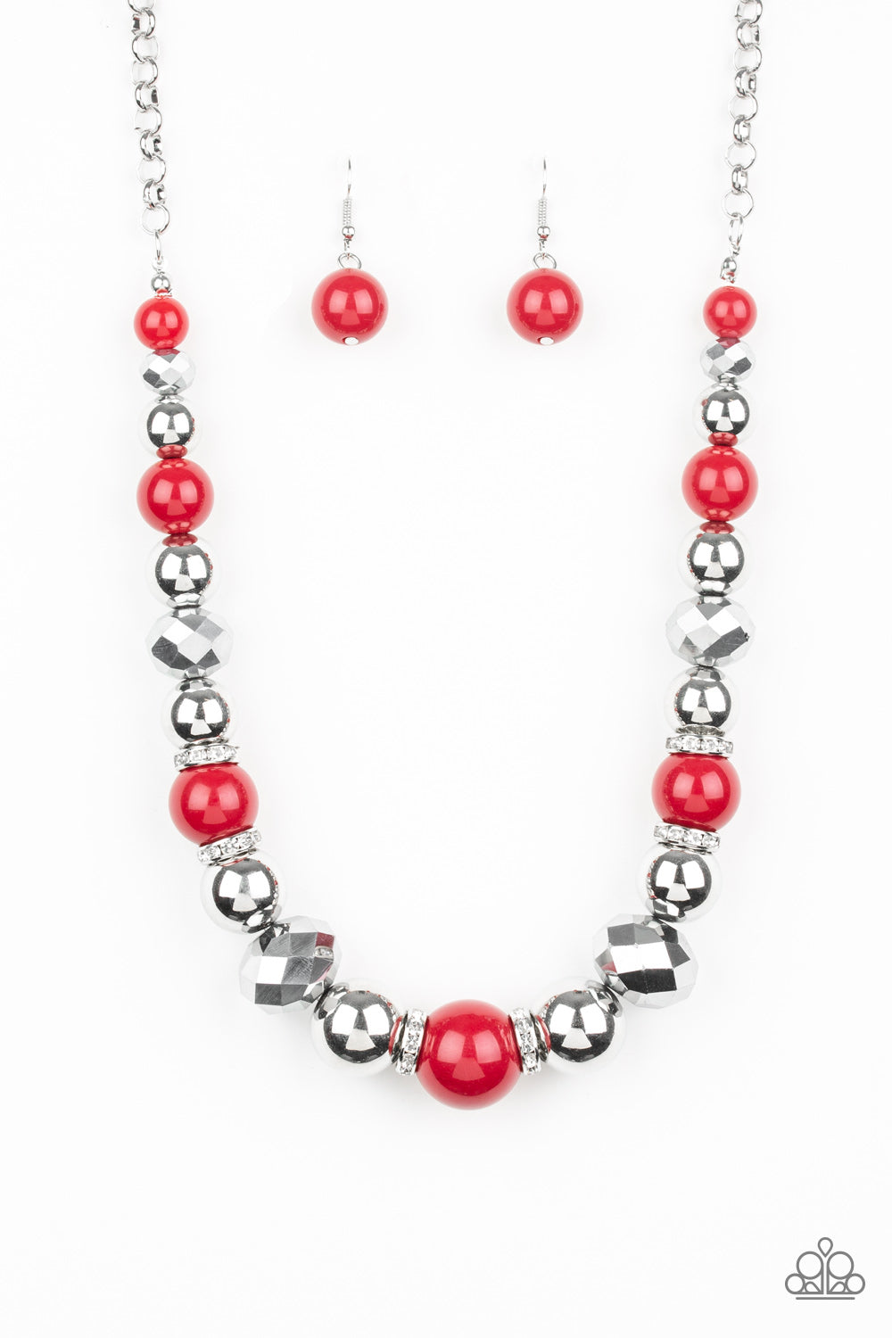 Weekend Party - Red Paparazzi Accessories