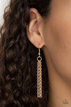 Load image into Gallery viewer, Optical Illusion - Gold Paparazzi Accessories
