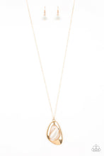 Load image into Gallery viewer, Asymmetrical Bliss - Gold Paparazzi Accessories

