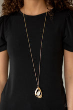 Load image into Gallery viewer, Asymmetrical Bliss - Gold Paparazzi Accessories
