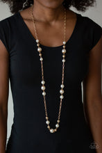 Load image into Gallery viewer, Wall Street Waltz - Gold Paparazzi Accessories
