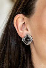 Load image into Gallery viewer, Fashion Square - Black Paparazzi Accessories
