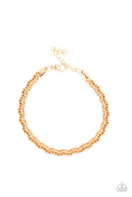 Load image into Gallery viewer, Fighting Chance - Gold Paparazzi Accessories
