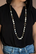 Load image into Gallery viewer, Prized Pearls - Gold Paparazzi Accessories
