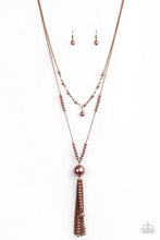 Load image into Gallery viewer, Abstract Elegance - Copper Paparazzi Accessories
