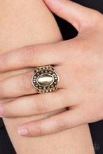 Load image into Gallery viewer, Stacked Stunner - Brass Paparazzi Accessories
