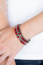 Load image into Gallery viewer, Stacked Style Maker - Red Paparazzi Accessories
