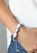 Load image into Gallery viewer, Decadently Dewy - White Paparazzi Accessories
