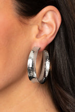 Load image into Gallery viewer, Fearlessly Flared - Silver Paparazzi Accessories
