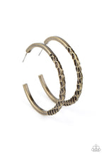 Load image into Gallery viewer, Imprinted Intensity - Brass Paparazzi Accessories
