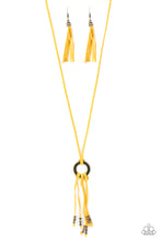 Load image into Gallery viewer, Paparazzi Accessories - Feel at HOMESPUN - Yellow
