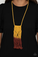 Load image into Gallery viewer, Look At MACRAME Now - Yellow Paparazzi Accessories
