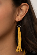 Load image into Gallery viewer, Look At MACRAME Now - Yellow Paparazzi Accessories
