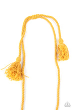 Load image into Gallery viewer, Look At MACRAME Now - Yellow Paparazzi Accessories
