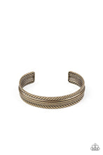 Load image into Gallery viewer, METALHEAD Over Heels - Brass Paparazzi Accessories
