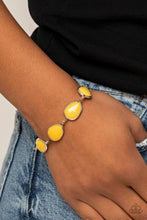 Load image into Gallery viewer, REIGNy Days - Yellow Paparazzi Accessories

