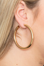 Load image into Gallery viewer, Curve Ball - Gold Paparazzi Accessories
