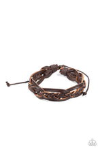 Load image into Gallery viewer, Too Close To HOMESPUN - Brown Paparazzi Accessories
